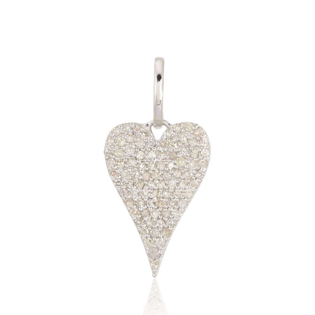 Charm - Large Pave Heart - Amanda’s 