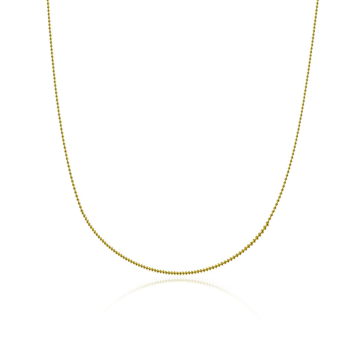 Necklace - Gold Ball Chain