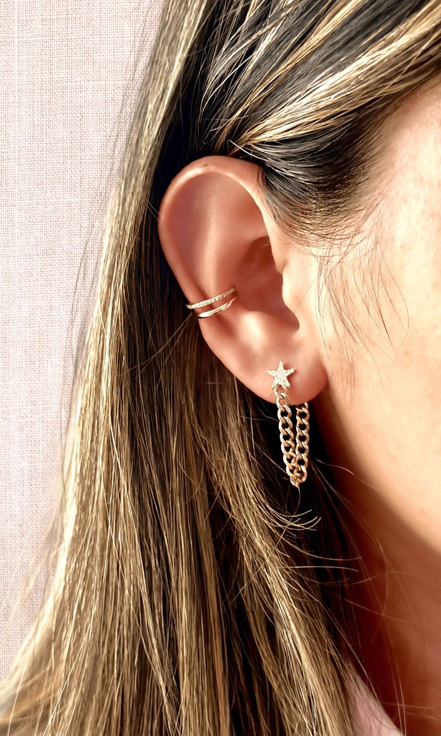 Earrings - 14k Gold Ear Cuff